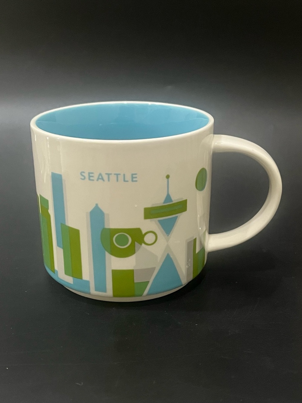Starbucks You Are Here Collection Seattle Coffee Mug 14 oz